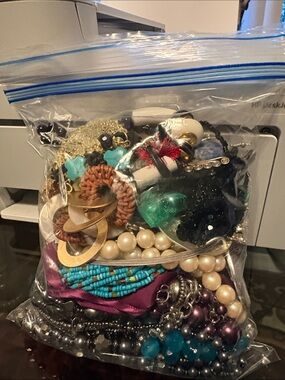 Mixed Jewelry Bag - Multicolor All Wearables Vintage to Modern